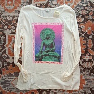 Lucky Lotus Brand Yoga Buddha Tee